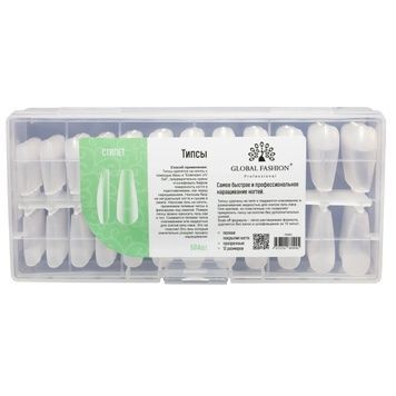 Купити Типси гелеві Global Fashion (форма "стилет") 12 розмірів, 504 шт , ціна 215 грн, фото 1