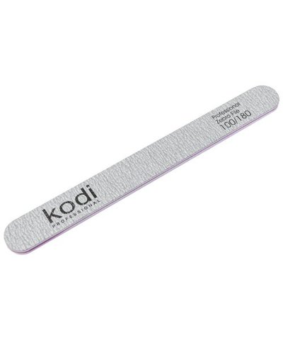 Купить №138 Пилка для ногтей Kodi прямая 100/180 (цвет: светло-серый, размер: 178/19/4) , цена 25 грн, фото 1