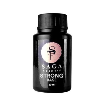 Купити База для гель-лаку Saga professional Rubber Base STRONG (30 мл, каучукова) , ціна 350 грн, фото 1