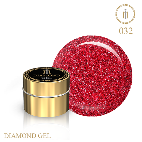 Купить Гель з гліттером Milano Diamond Gel № 32 , цена 100 грн, фото 1
