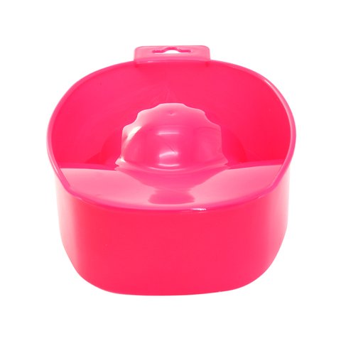Купити Ванночка для манікюру Sibel (15*12*4 см, рожева) , ціна 30 грн в магазині Qrasa.ua