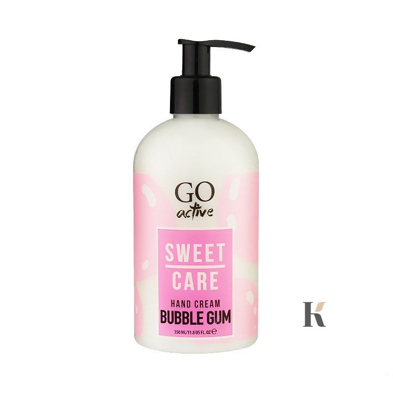 Купить Крем для рук GO ACTIVE Sweet care Hand Cream 350 мл, BUBBLE GUM , цена 75 грн, фото 1