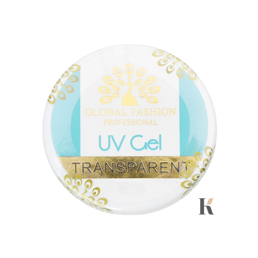 Купити Гель для нарощування Global Fashion Transparent (прозорий), 15 г , ціна 178 грн, фото 2