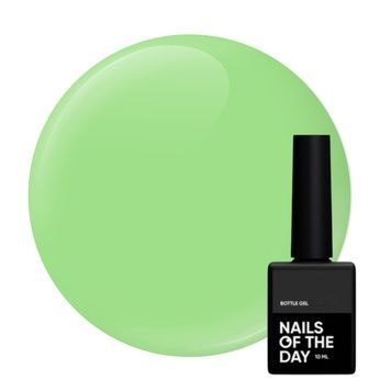 Купити Гель для зміцнення та нарощування NAILSOFTHEDAY Bottle Gel №06 (10 мл, світло-салатовий) , ціна 205 грн, фото 1