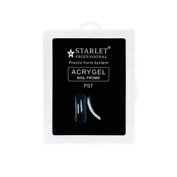 Купити Верхні форми для нарощування нігтів Starlet Professional Acrygel P07 з розміткою, 120 шт. , ціна 115 грн, фото 1