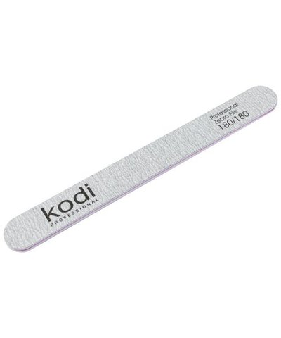 Купить №136 Пилка для ногтей Kodi прямая " 180/180 (цвет: светло-серый, размер: 178/19/4) , цена 25 грн, фото 1