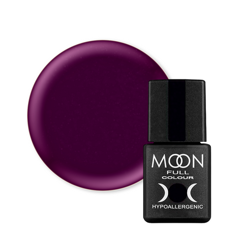 Гель-лак Moon Full Color Classic №168 (темно-сливовий), Сlassic, 8 мл, Емаль