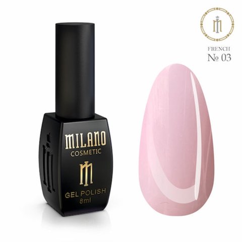 Купить Гель лак Milano Cosmetic FRENCH 8 ML №03 8 мл , цена 135 грн, фото 1