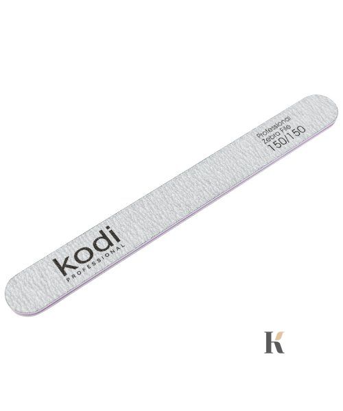 Купити №135 Пилка для нігтів Kodi пряма "150/150 (колір: світло-сірий, розмір: 178/19/4) , ціна 25 грн, фото 1