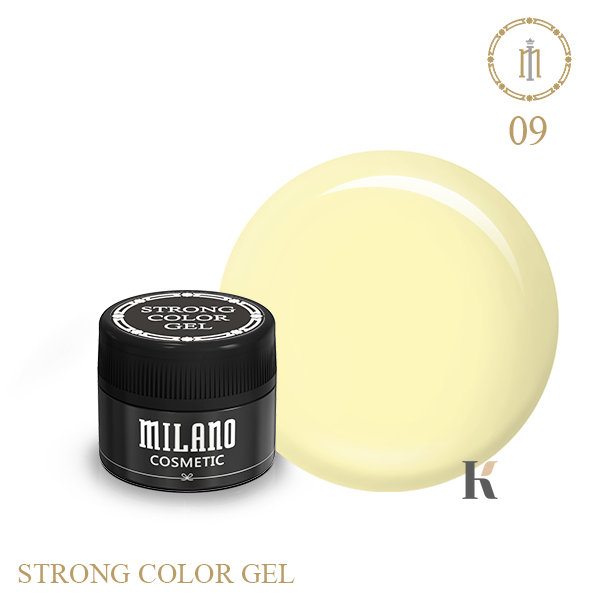 Купити Гель фарба  Milano  Strong Color Gel 09 , ціна 110 грн, фото 1