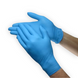 Перчатки нитриловые Mediok «M» (100 штук, неопудренные, нестерильные, синие)